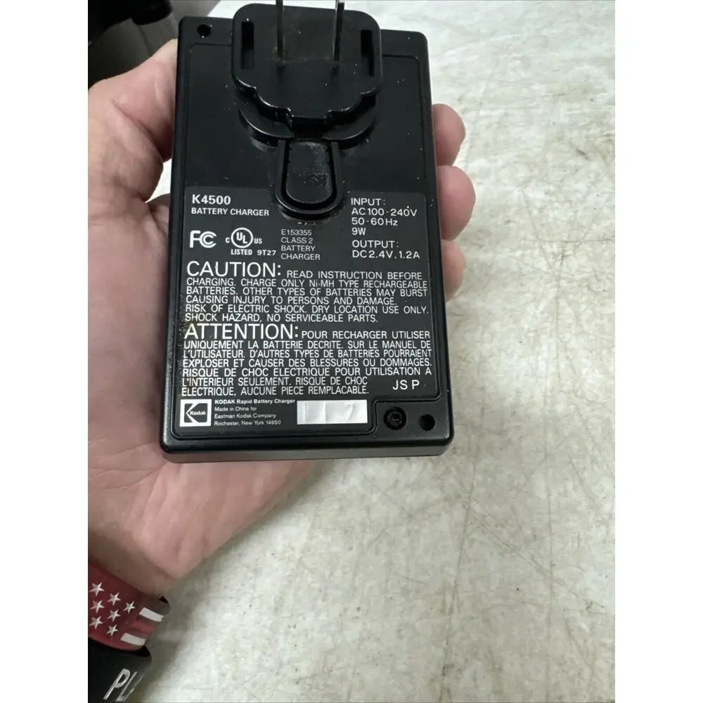 Kodak Ni-MH Rapid Battery Charger K4500 for Rechargeable Batteries AA Size